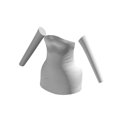 Sleeved White Dress