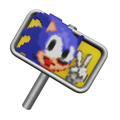 Sonic Back Sign Post