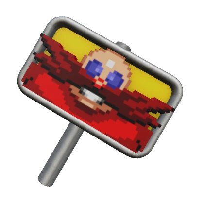 Eggman Back Sign Post