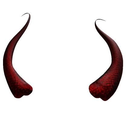 👹 Red Steel Dragon Horns