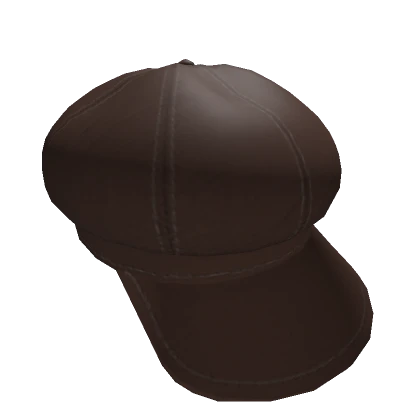 Y2K Brown Summer Beret Cap