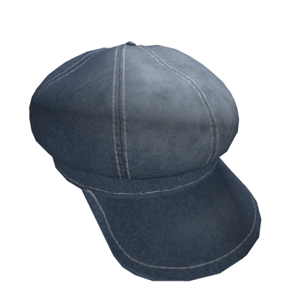 Y2K Denim Summer Beret Cap