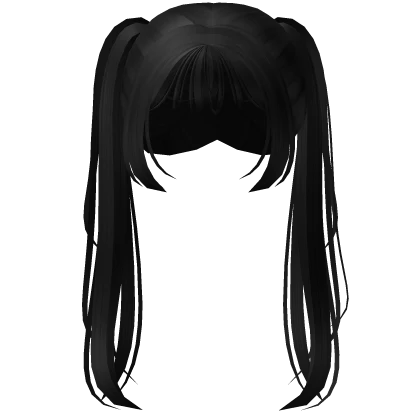 ♡ Kawaii Twin Tails in Black