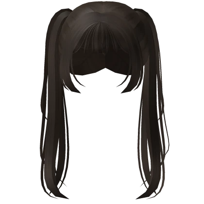 ♡ Kawaii Twin Tails in Dark Brown