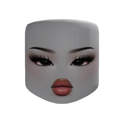Trendy Mink Latina Makeup Face (Customizable Skin)