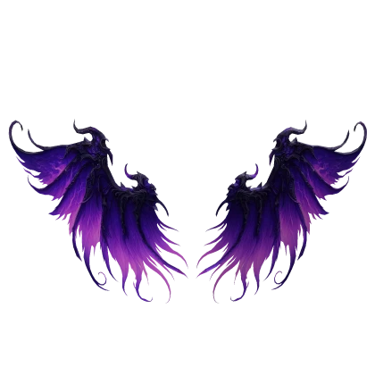 Purple Demon Wings