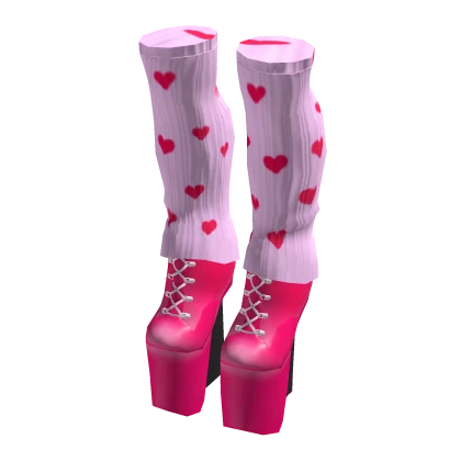 Diva Walker Shoes - Heart Pattern