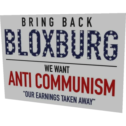 Bring back bloxburg sign