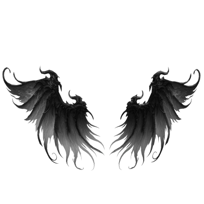 Black & White Demon Wings