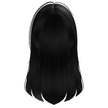 Straight Long Graceful Sweet Hair (Black)