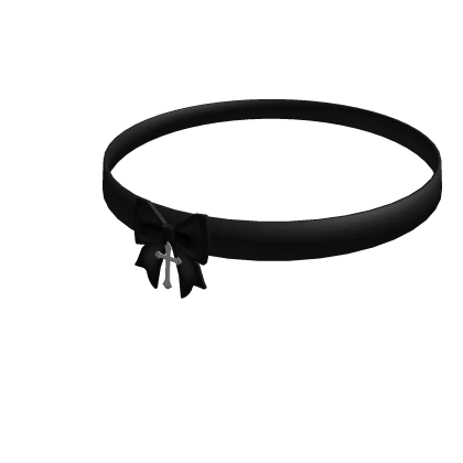 ♰ Black Cross Choker 1.0
