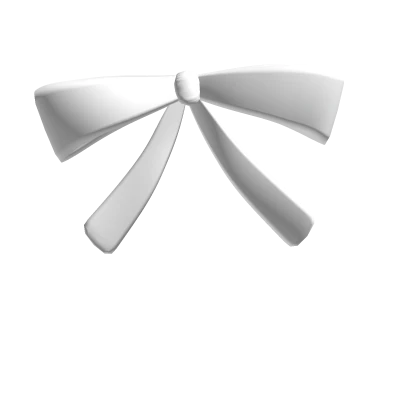 ♡ Coquette White Bow Hairclip