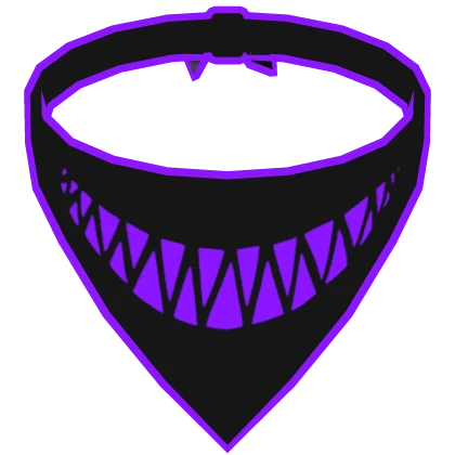 Cartoony Purple Bandana