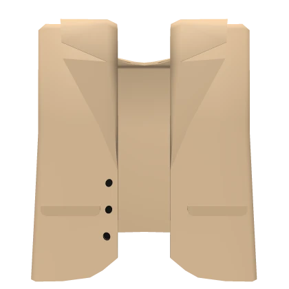 (1.0) Beige Coat / Vest