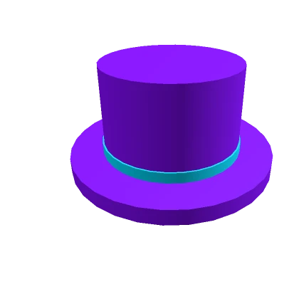 Violet And Cyan Tophat