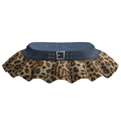 ♡ gyaru leopard mini skirt