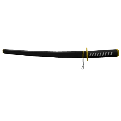 Black and Gold Katana