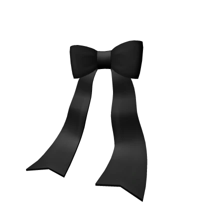 ୨୧: kawaii princess back bow in black