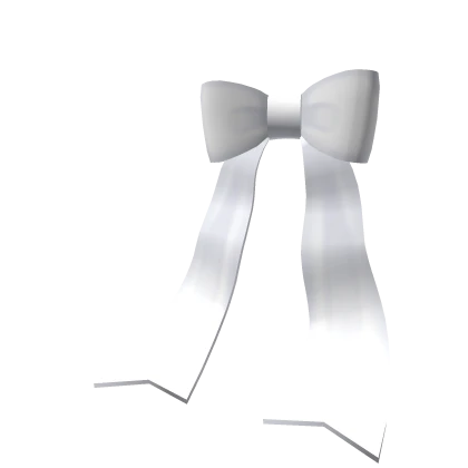 ୨୧: kawaii princess back bow in white