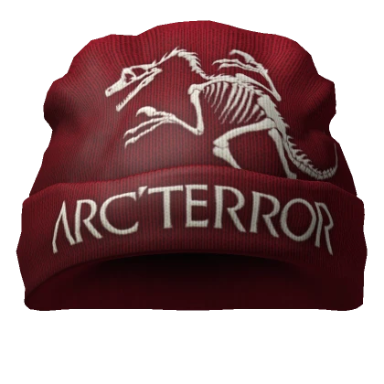 🍎Red Y2K Gorpcore Hiking Arc'terror Beanie🍎