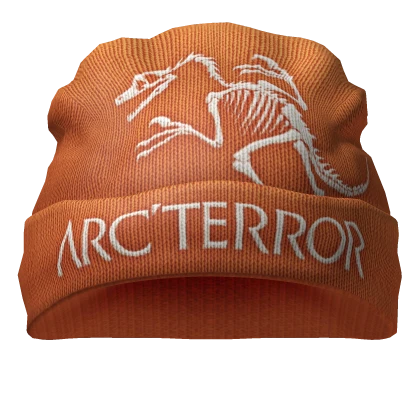 🍊Orange Y2K Gorpcore Hiking Arc'terror Beanie🍊