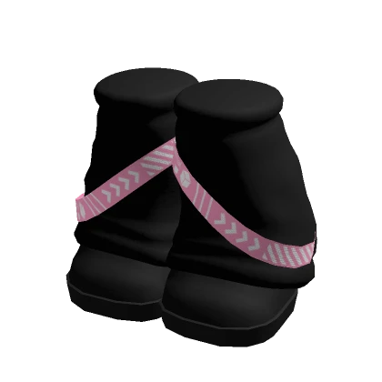 Chibi Techwear Legwarmers - Pink