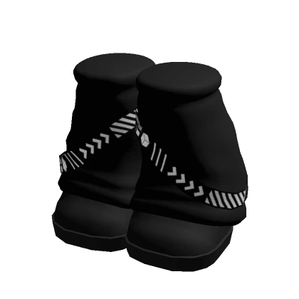 Chibi Techwear Legwarmers - Black