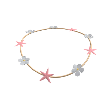 Preppy Summer Necklace Pink