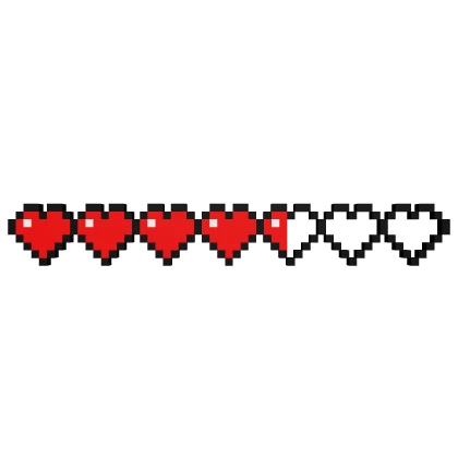 Damaged Pixel Heart Meme HP