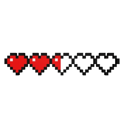 Damaged Pixel Heart HP