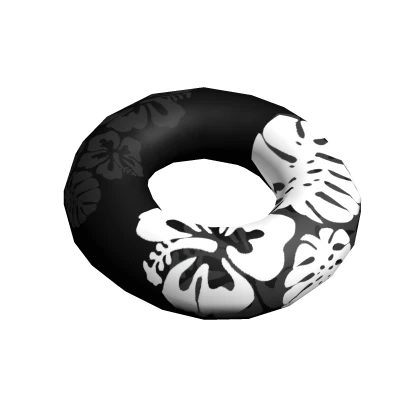 Hibiscus Floaty In Black