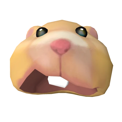 Sad Hamster Bite Hat (yellow)