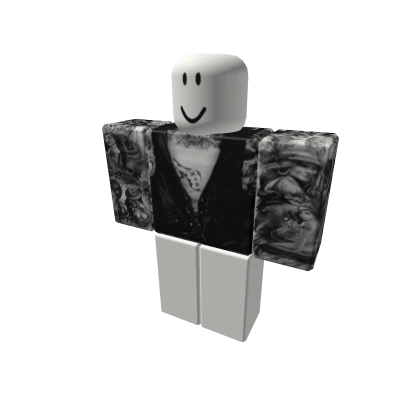 (tattoos) aged leather chrome vest