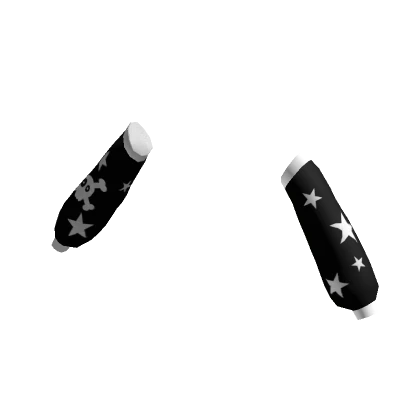 Goth Star Black Arm Warmers