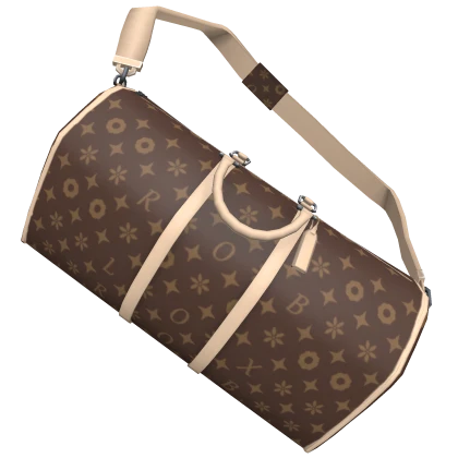Duffel Bag Designer Brown Luxury Fashion Y2K 1.0