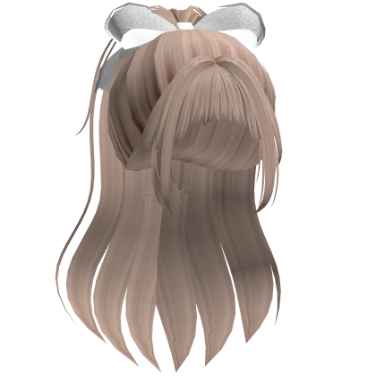 Voluminous Princess High Ponytail (Milk Tea brown)