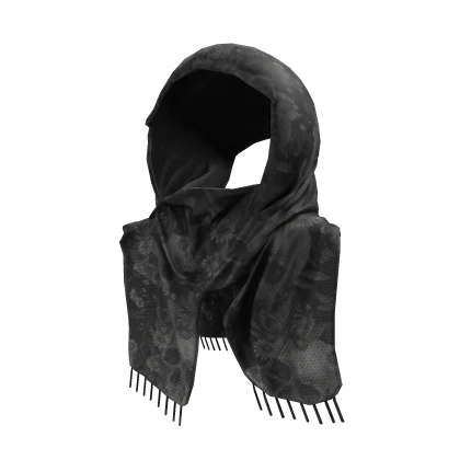 Oversized Skull vintage scarf