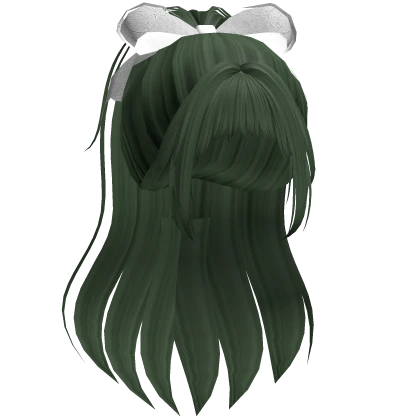 Voluminous Princess High Ponytail (Green)