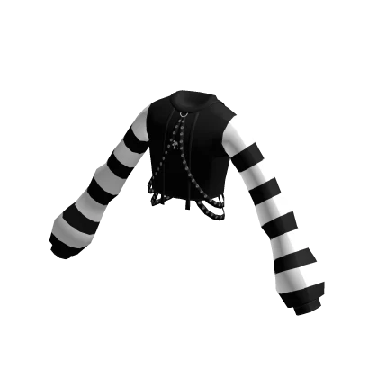 ✅ Black w/ White Stripes