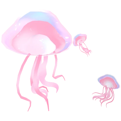 ♡ enchanted jellyfish in pink 