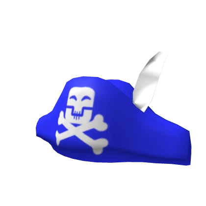 Blue Pirate Captain's Hat