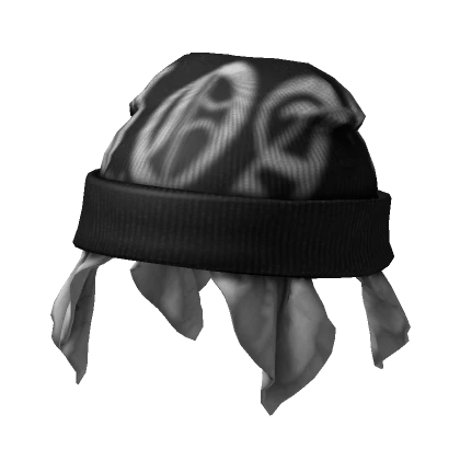 Black Beanie /w Bandana