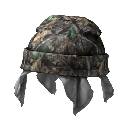 Camo Beanie /w Bandana