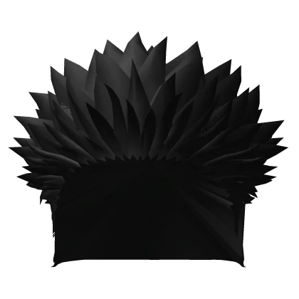 Meguna Dark Black Anime Hair