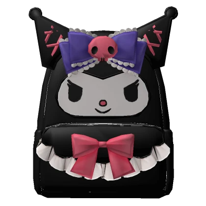 Black Demon Bunny Backpack