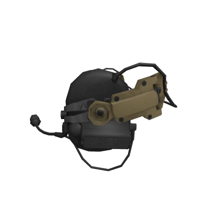 Ro-Tacs Headset Black/Khaki Lowered