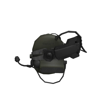 Ro-Tacs Headset Green/Black Lowered