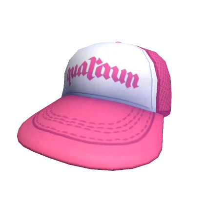 Quataun Trucker Hat (Pink)