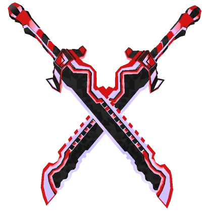 Dual Red Cyber Swords