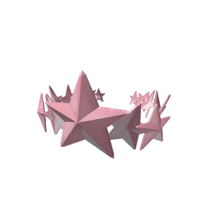 [🌸] Pink Sakura Star Crown Tiara